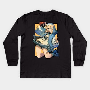 Bridget Guilty Gear Kids Long Sleeve T-Shirt